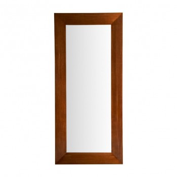 Espejo de pared Andreatta cuadros curvado metal madera A102